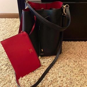 Ralph Lauren bucket bag with wristlet